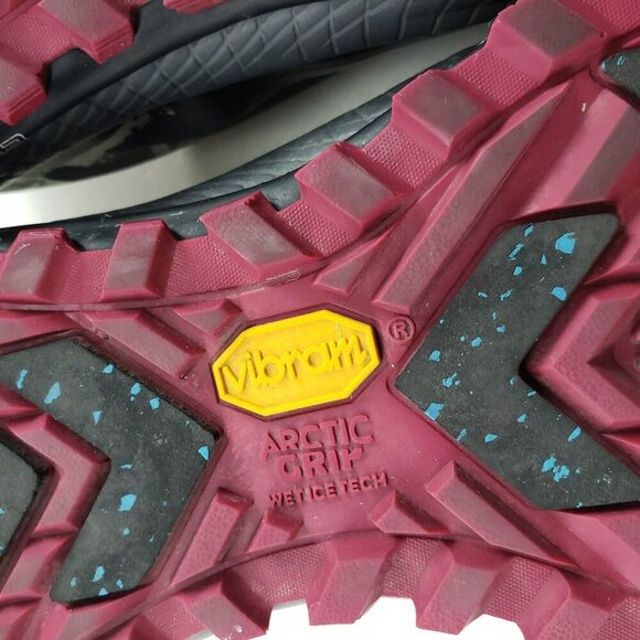 Saucony Peregrine 8 Running Shoe Womens 10.5 Black Vibram Trail Ice Snow Sneaker - Picture 12 of 13